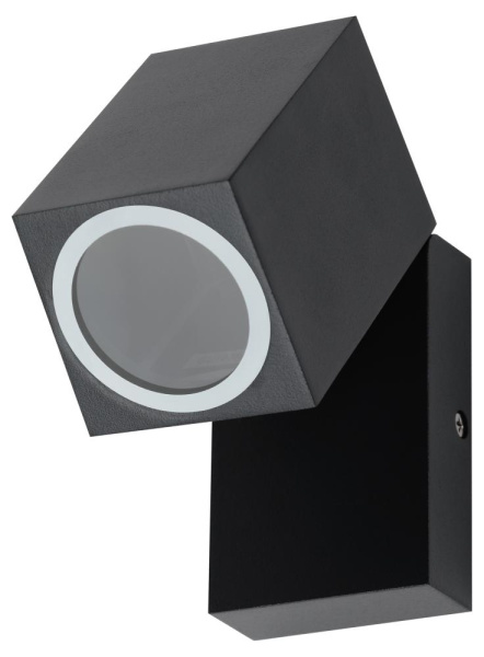 Декоративная подсветка ЭРА WL37 BK MR16/GU10, черный, для интерьера, фасадов зданий