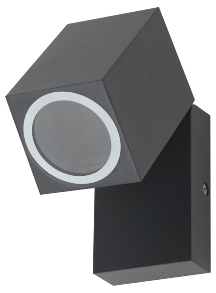 Декоративная подсветка ЭРА WL37 GR MR16/GU10, серый, для интерьера, фасадов зданий