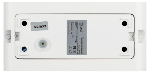 Декоративная подсветка ЭРА WL41 WH светодиодная 10Вт 3500К белый IP54 для интерьера, фасадов зданий