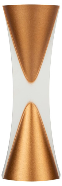 Декоративная подсветка ЭРА WL43 WH+GD светодиодная 6Вт 3500К белый/золото IP54 для интерьера, фасадов зданий