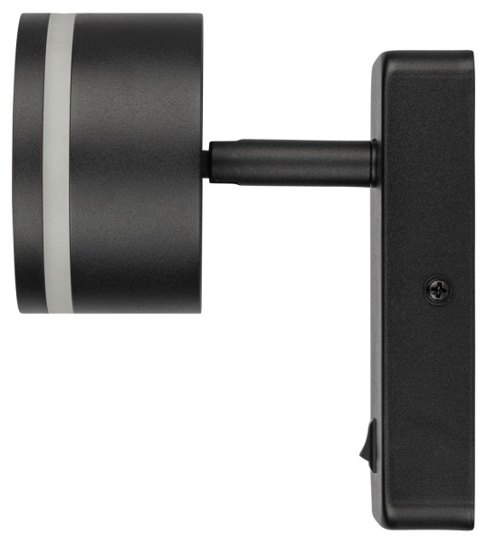 Светильник настенный ЭРА WL49 BK GX53 IP20 черный