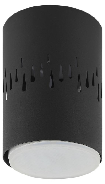 Светильник настенно-потолочный спот ЭРА  OL11 LD GX53 BK черный, подсветка 1 W