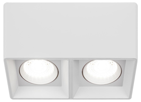 Светильник настенно-потолочный спот ЭРА OL24-2 WH MR16/GU5.3, белый, поворотный