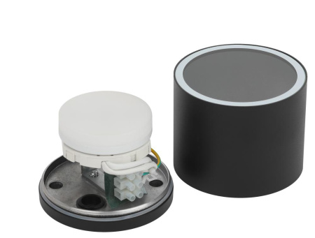 Светильник настенно-потолочный спот ЭРА WL40 BK GX53, черный, IP54