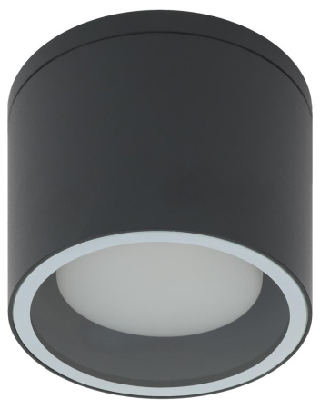 Светильник настенно-потолочный спот ЭРА WL40 GR GX53, серый, IP54