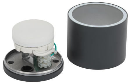 Светильник настенно-потолочный спот ЭРА WL40 GR GX53, серый, IP54