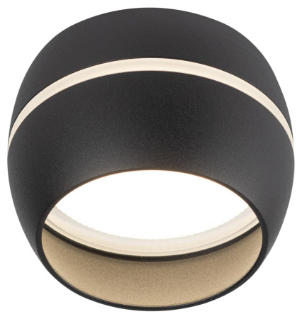 Светильник настенно-потолочный спот ЭРА OL29 BK GX53, черный