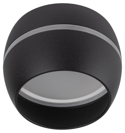 Светильник настенно-потолочный спот ЭРА OL29 BK GX53, черный