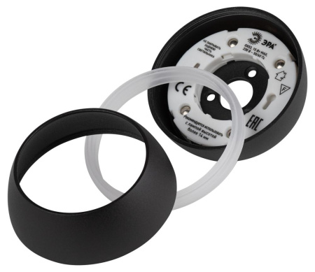 Светильник настенно-потолочный спот ЭРА OL29 BK GX53, черный