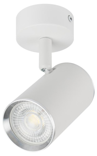 Светильник настенно-потолочный спот ЭРА OL35 WH MR16 GU10 IP20 белый, хром