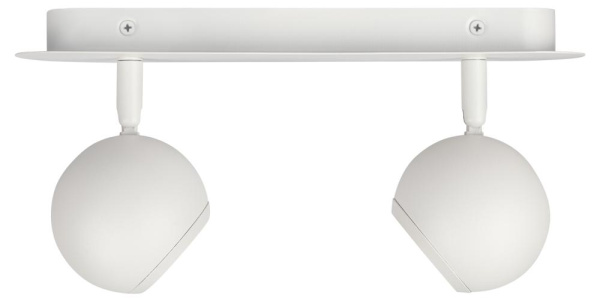 Светильник настенно-потолочный спот ЭРА OL36-2 WH MR16 GU10 IP20 белый