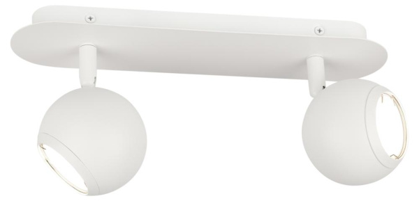 Светильник настенно-потолочный спот ЭРА OL36-2 WH MR16 GU10 IP20 белый