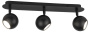 Светильник настенно-потолочный спот ЭРА OL36-3 BK MR16 GU10 IP20 черный