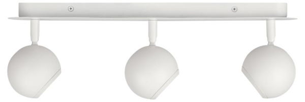 Светильник настенно-потолочный спот ЭРА OL36-3 WH MR16 GU10 IP20 белый