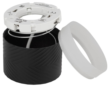 Светильник настенно-потолочный спот ЭРА OL38 BK под GX53 IP20 черный