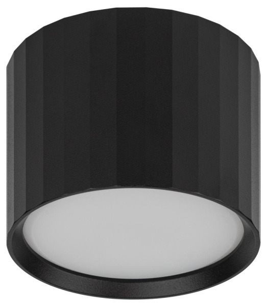 Светильник настенно-потолочный спот ЭРА OL39 BK под GX53 IP20 черный