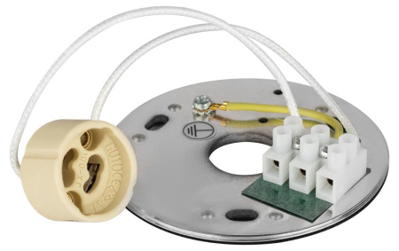 Светильник настенно-потолочный спот ЭРА OL47 BK MR16 GU10 IP20 черный