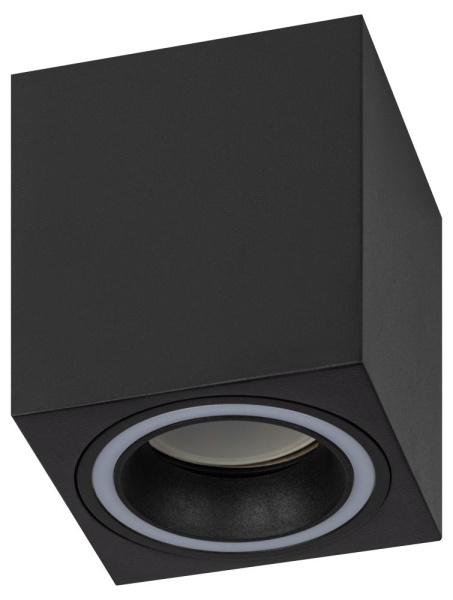 Светильник настенно-потолочный спот ЭРА OL46 BK MR16 GU10 IP20 черный