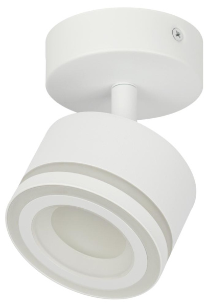 Светильник настенно-потолочный спот ЭРА OL52 WH под лампу GX53 белый IP20