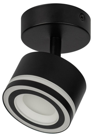 Светильник настенно-потолочный спот ЭРА OL52 BK GX53 IP20 черный