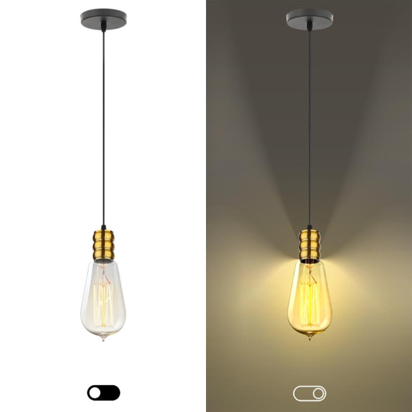 PL13 E27 - 3 GB Подсветка ЭРА Накладной, цоколь Е27, провод 1 м, цвет медь (60/360)