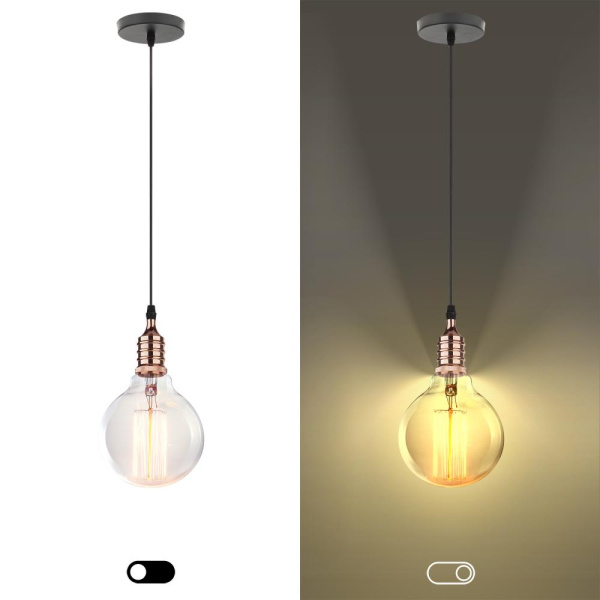 PL13 E27 - 4 RG Подсветка ЭРА Накладной, цоколь Е27, провод 1 м, цвет розовое золото (60/360)