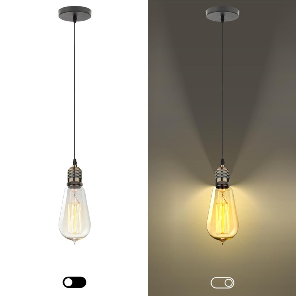 PL13 E27 - 9 GB Подсветка ЭРА Накладной, цоколь Е27, провод 1 м, цвет медь (60/360)