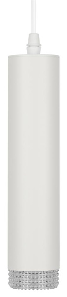 Светильник подвесной (подвес) ЭРА PL18 WH/CL MR16 GU10 потолочный цилиндр белый, прозрачный