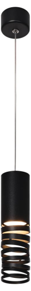 Светильник подвесной (подвес) ЭРА PL22 BK MR16 GU10 потолочный цилиндр черный