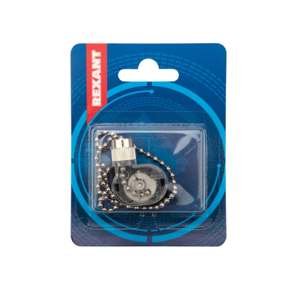 Выключатель для настенного светильника, silver 1 шт. (БЛИСТЕР F) REXANT