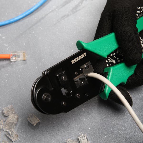 Кримпер HT-210T для обжима 8P8C REXANT