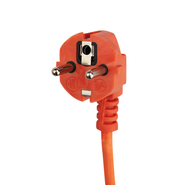 Удлинитель-шнур на катушке REXANT ПВС 3х1.5, 50 м, 4 гнезда, с/з, 16 А, 3300 Вт, IP20, оранжевый (Сделано в России)