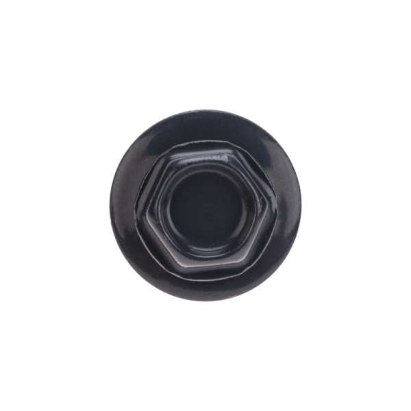 Саморез кровельный 4,8х29мм, окрашенный RAL 7024, короб (250 шт/уп) KRANZ