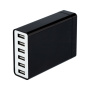Сетевое зарядное устройство REXANT 6хUSB, 1000mA, черное