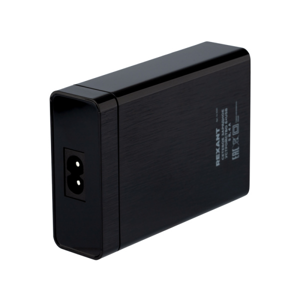 Сетевое зарядное устройство REXANT 6хUSB, 1000mA, черное