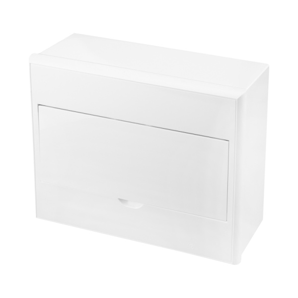 Бокс пластиковый ЩРН-П-12 IP41 белый (белая дверца) KRANZ