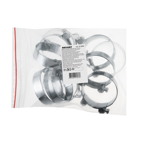 Хомут силовой 80-85-1,5мм, (10 шт/уп) REXANT