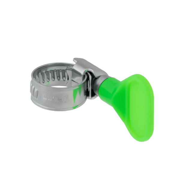 Хомут червячный 10-16-0,7 мм, с ключом W (упак. 50 шт)  REXANT 