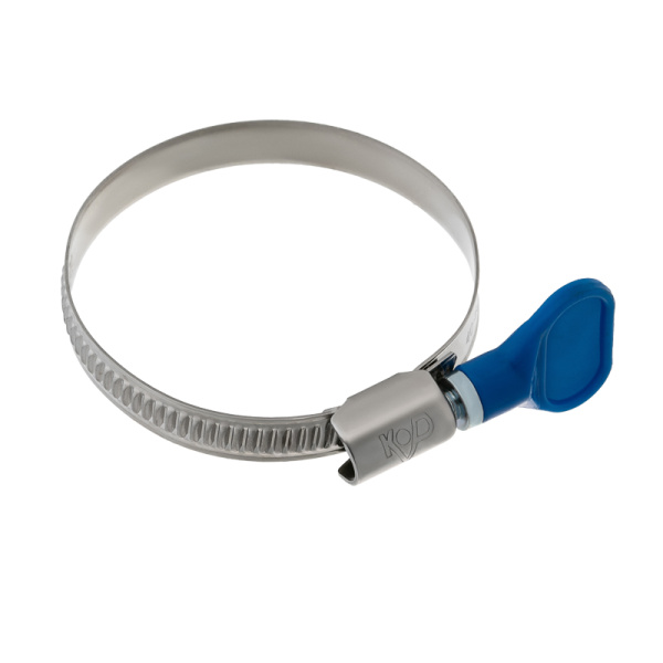 Хомут червячный 40-60-0,7 мм, с ключом W (упак. 25 шт)  REXANT