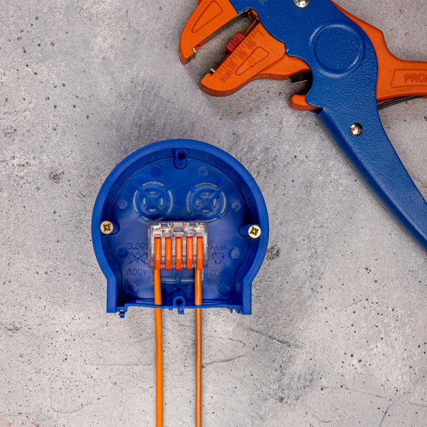 Универсальная клемма СМК 222-415, 5-проводная прозрачная 0,08-2,5/4 мм² (блистер 10 шт/уп) REXANT