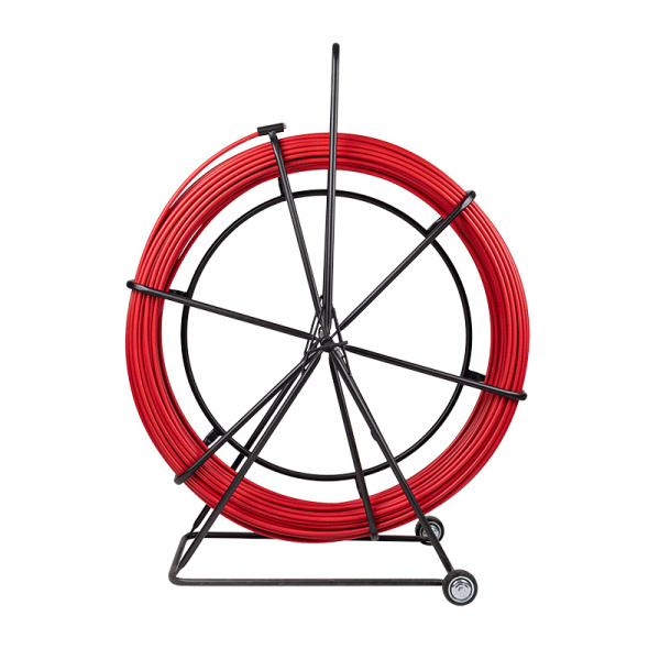 Протяжка кабельная (УЗК в тележке), стеклопруток, d=11,0мм, 100м, красная REXANT