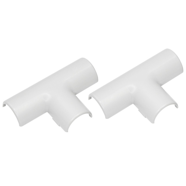 Тройник соединительный для трубы ø20мм, серый IP40 (50 шт/уп) REXANT