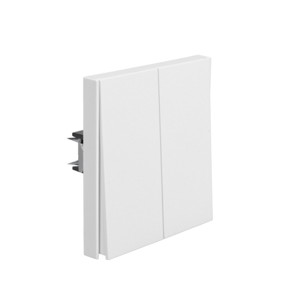 Выключатель STRONG 2 кл проходной (переключатель) 10А с/у жемчуг KRANZ