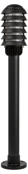 Садово-парковый светильник ЭРА НТУ 01-60-015 Поллар напольный черный IP54 Е27 max60Вт h850мм