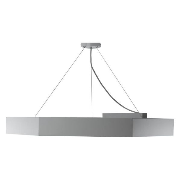 SPO-122-W-40K-066  Светильник LED ЭРА Geometria SPO-122-W-40K-066 Hexagon 66Вт 4000К 5300Лм IP40 800*800*80 белый подвесной