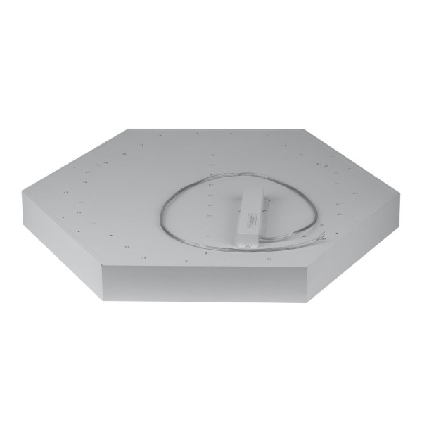 SPO-122-W-40K-066  Светильник LED ЭРА Geometria SPO-122-W-40K-066 Hexagon 66Вт 4000К 5300Лм IP40 800*800*80 белый подвесной