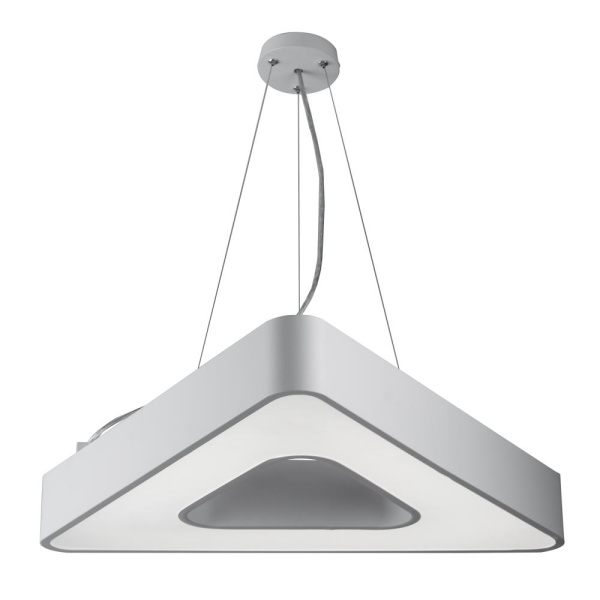 SPO-153-W-40K-030  Светильник LED ЭРА Geometria SPO-153-W-40K-030 Delta 30Вт 4000К 2100Лм IP40 600*600*80 белый подвесной