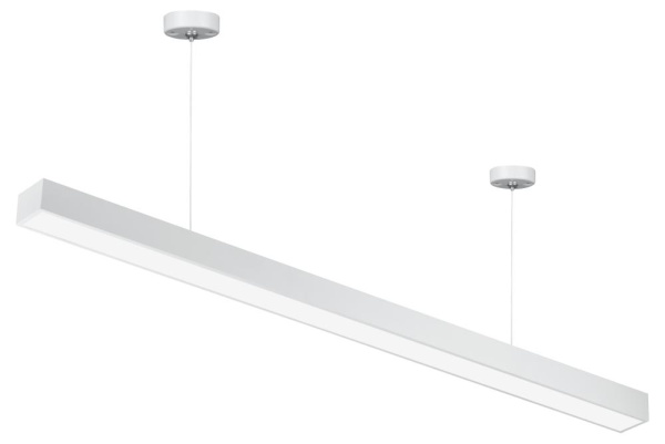 SPO-116-W-40K-024  Светильник LED ЭРА Geometria SPO-116-W-40K-024 Block 24Вт 4000K 1900Лм IP40 1200х70х40 белый подвесной драйвер внутри