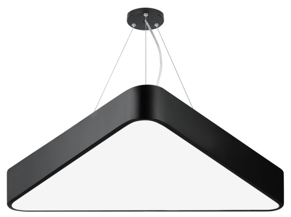 SPO-151-B-40K-030  Светильник LED ЭРА Geometria SPO-151-B-40K-030 Delta 30Вт 4000К 3000Лм IP40 черный подвесной драйвер внутри