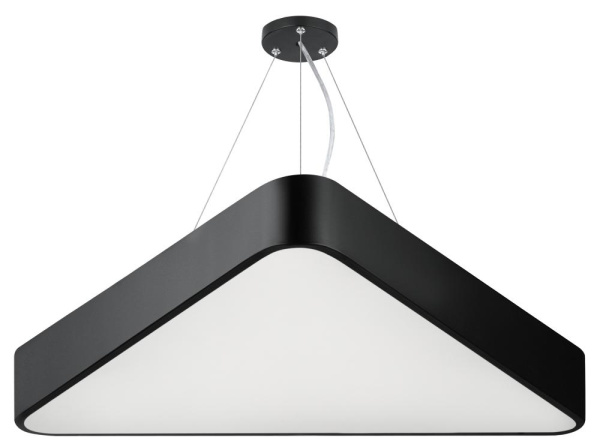 SPO-151-B-40K-030  Светильник LED ЭРА Geometria SPO-151-B-40K-030 Delta 30Вт 4000К 3000Лм IP40 черный подвесной драйвер внутри